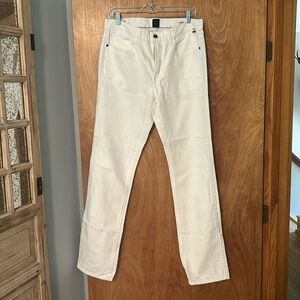 Nautica Straight Fit Men’s White Jeans 32x34